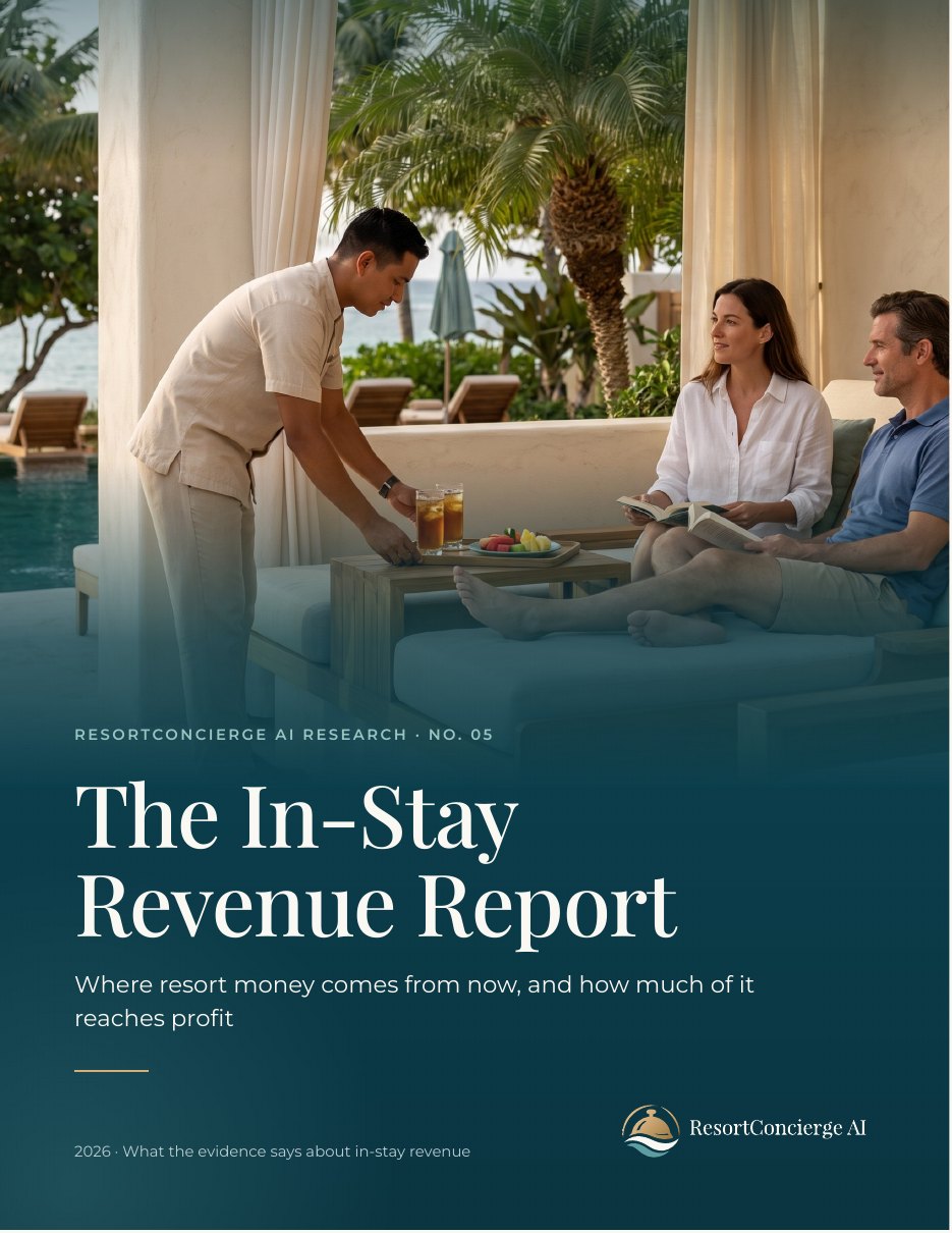 Cover of The In-Stay Revenue Report, ResortConcierge AI Research No. 05