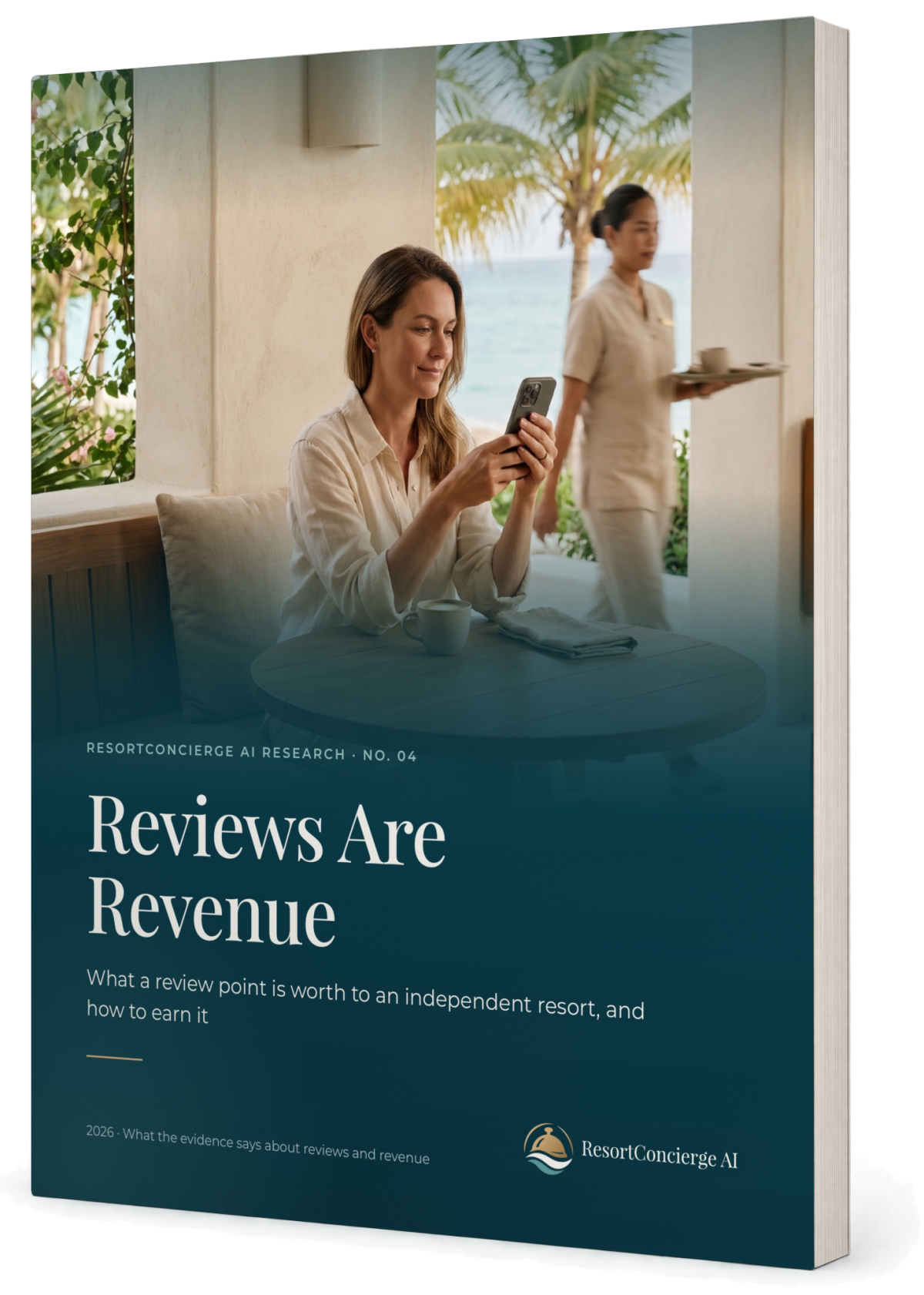 Printed copy of Reviews Are Revenue, ResortConcierge AI Research No. 04